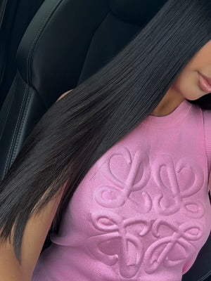 TOP LOEWE ROSE AVEC LOGO
