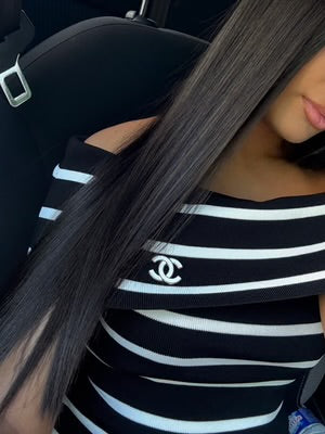 TOP RAYÉ CHANEL COL BATEAU