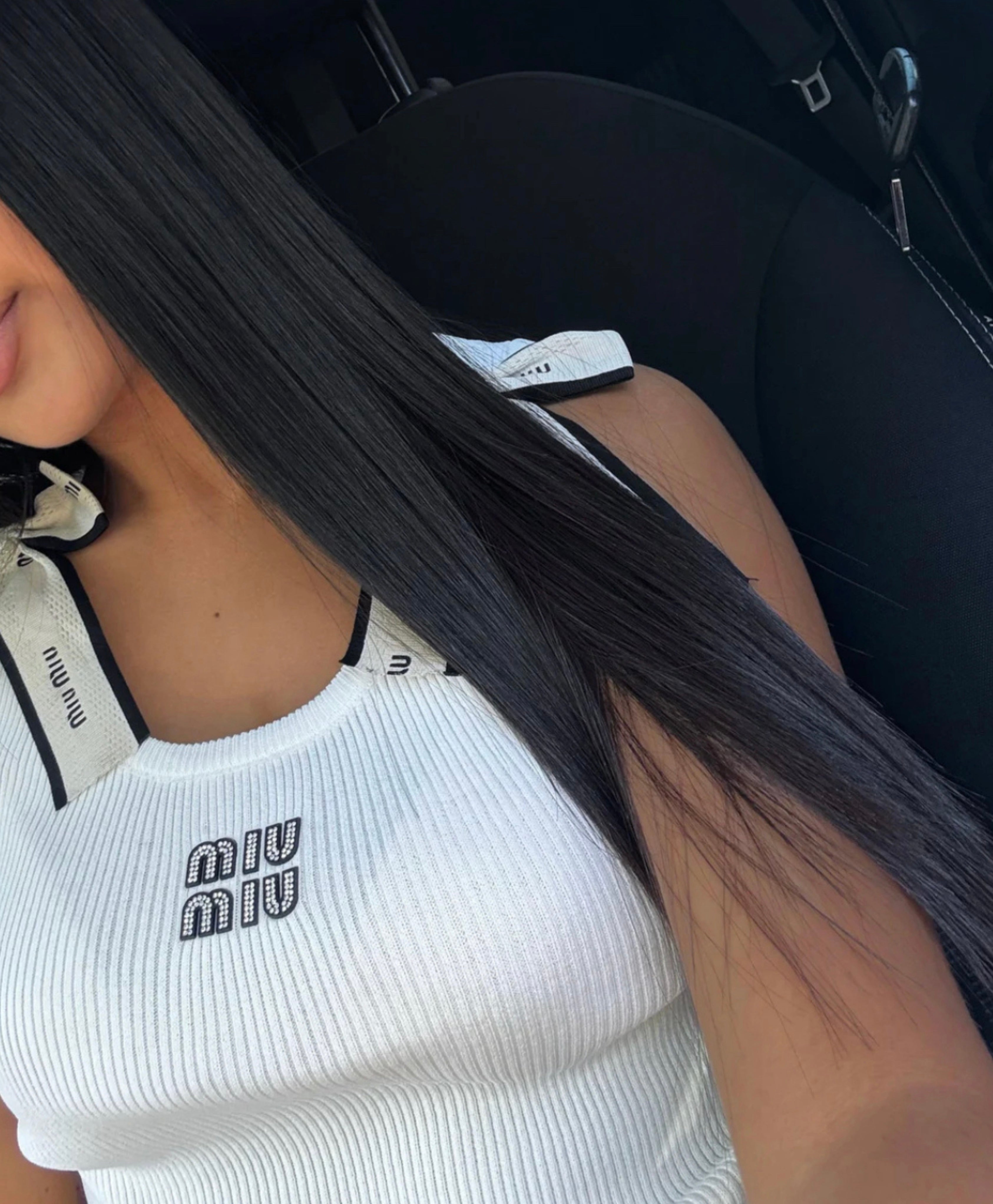 TOP MIU MIU BLANC AVEC NOEUD