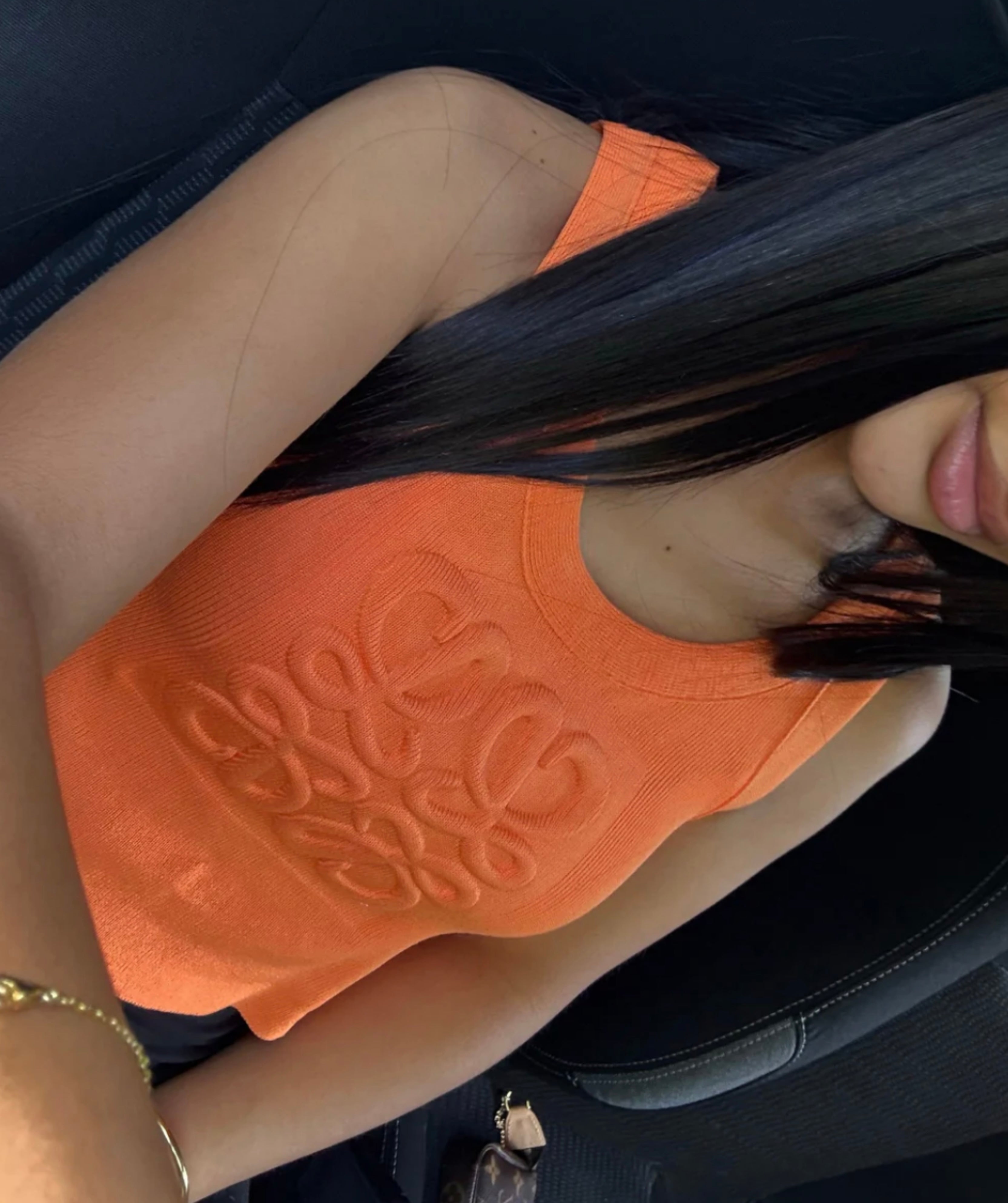 TOP LOEWE ORANGE RELIEF